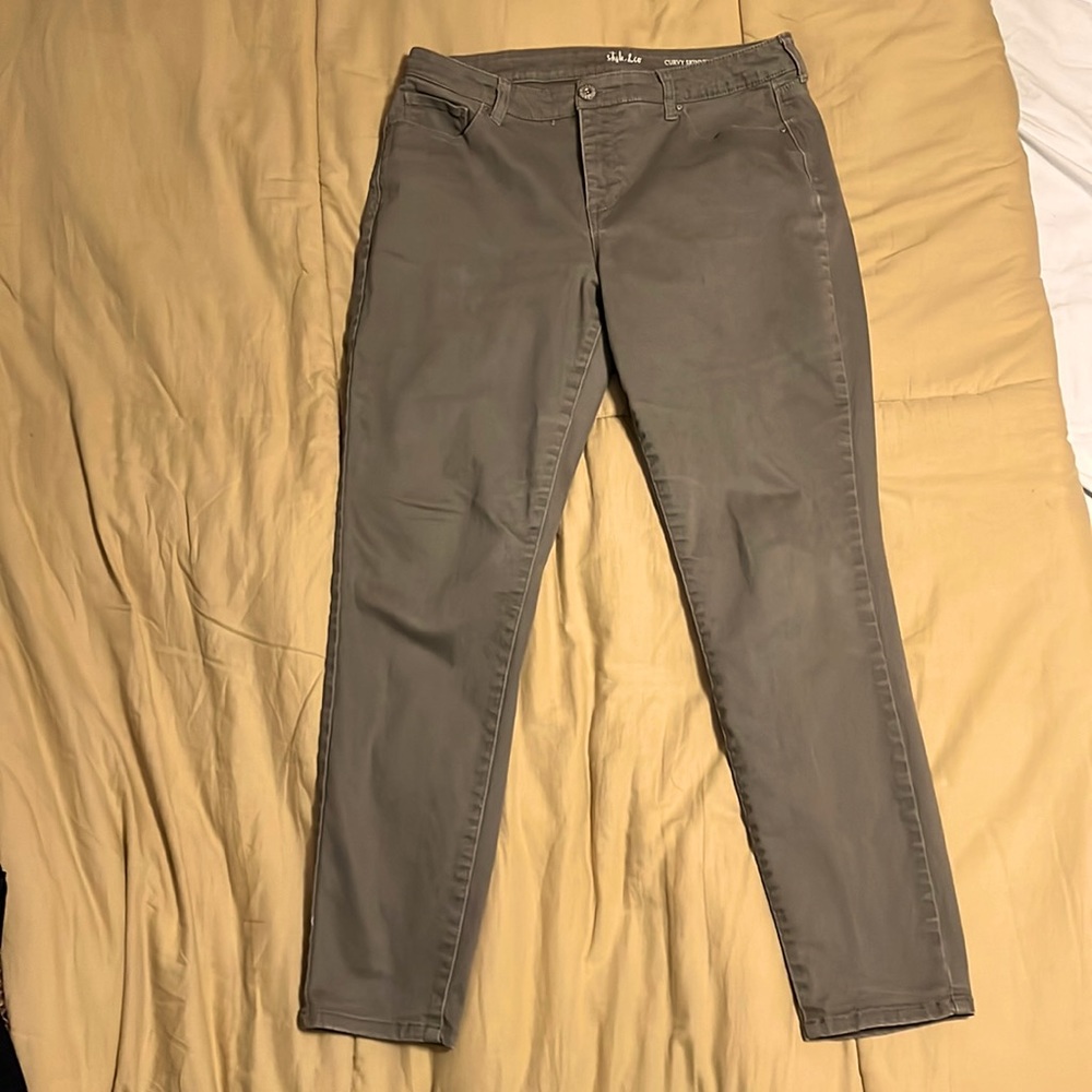 Ladies denim curvy skinny leg jeans size 12